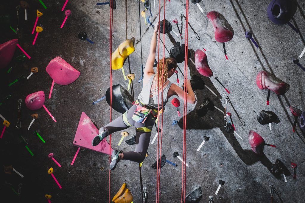 Sport climbing combined olympics video