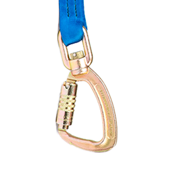 Auto Belay Steel Carabiner with triple-action auto-locking protection